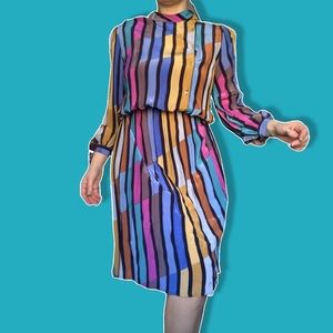 Vintage multicolor dress